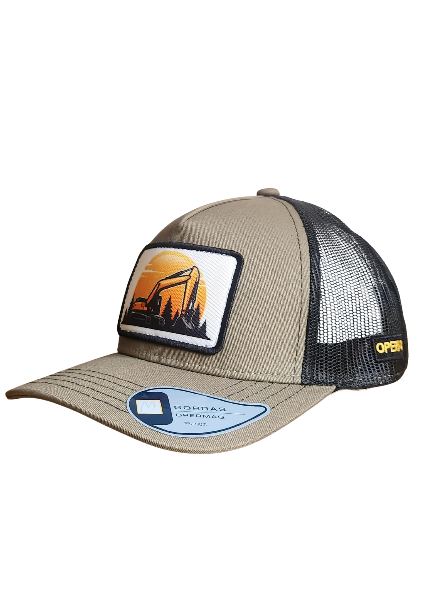 GORRA TRUCKER EXCAVATOR SUNSET PREMIUM