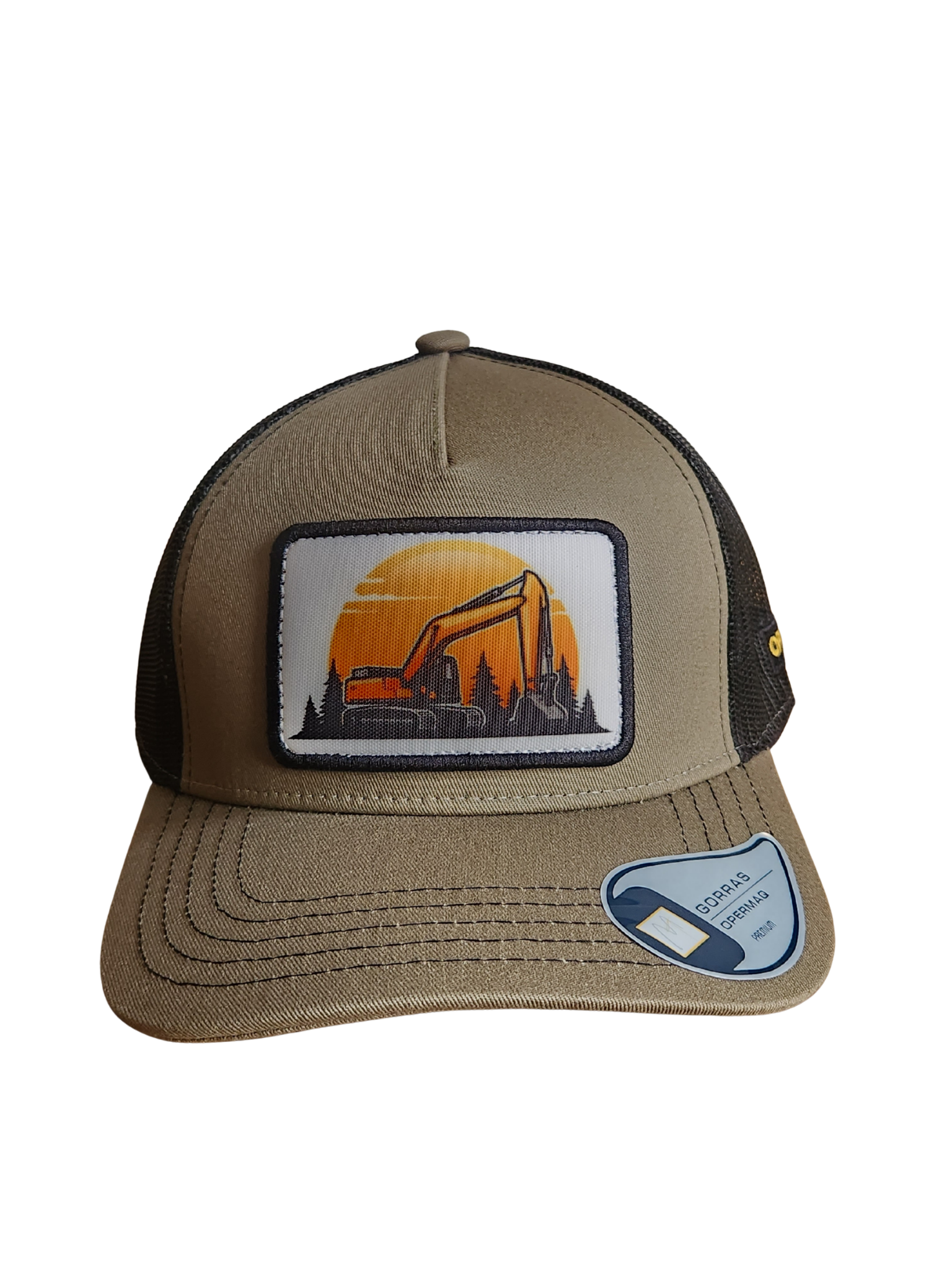 GORRA TRUCKER EXCAVATOR SUNSET PREMIUM