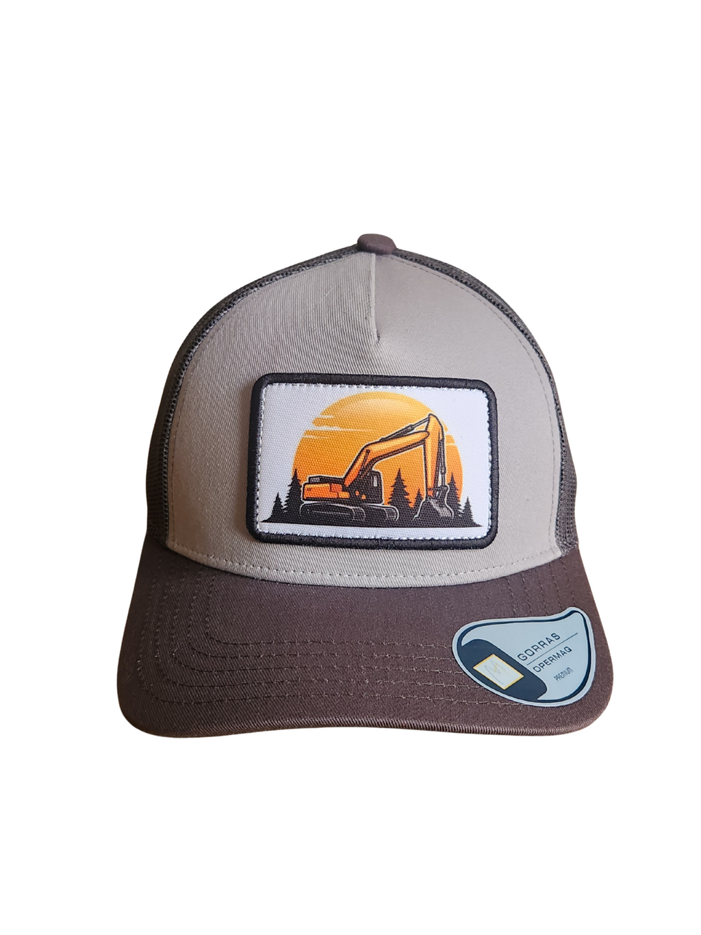 GORRA TRUCKER EXCAVATOR SUNSET PREMIUM