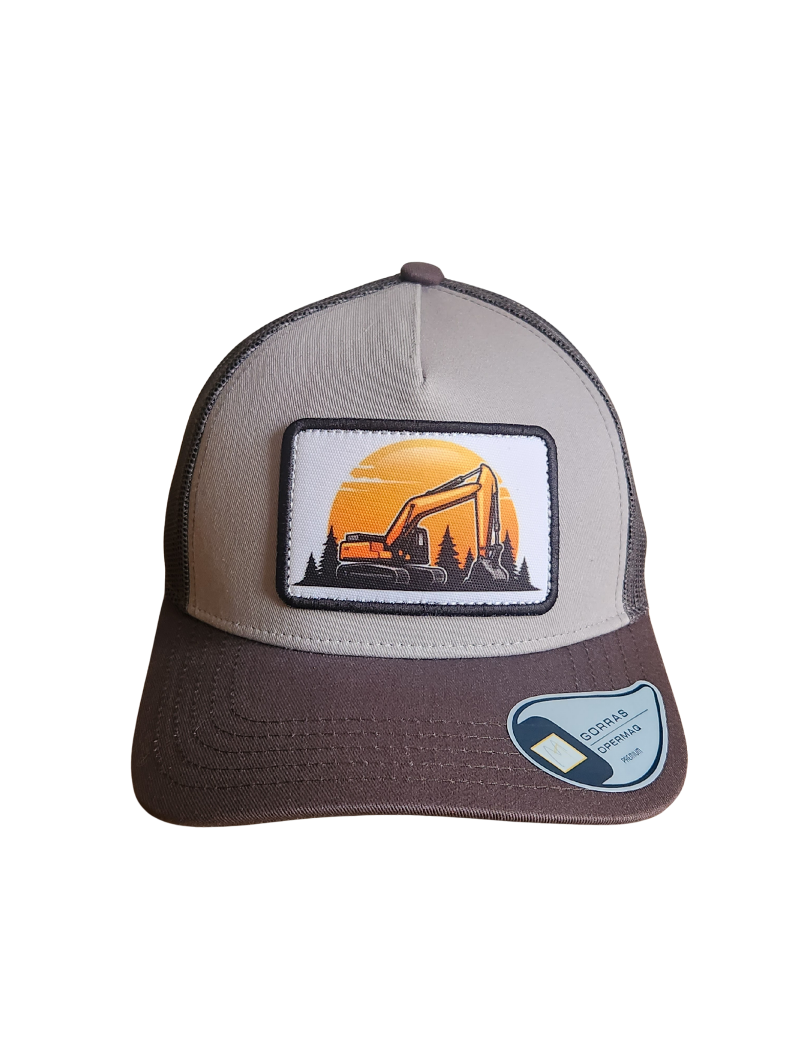 GORRA TRUCKER EXCAVATOR SUNSET PREMIUM